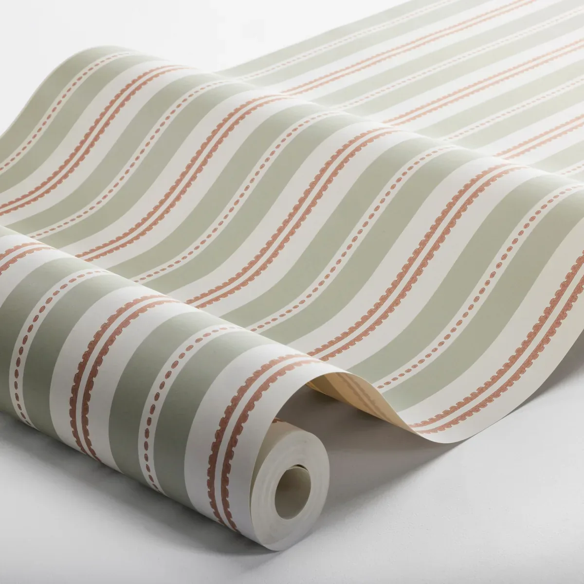 HEDDA SAGE AND RUST Schumacher Wallpaper wallpaper - SKU 5819