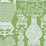 HELLENE - GREEN Schumacher Wallpaper | Wallpaper Twins HELLENE GREEN Schumacher Wallpaper wallpaper - SKU 5010552
