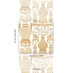 HELLENE MYLAR - GOLD Schumacher Wallpaper | Wallpaper Twins HELLENE MYLAR GOLD Schumacher Wallpaper wallpaper - SKU 5010611