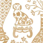HELLENE MYLAR - GOLD Schumacher Wallpaper | Wallpaper Twins HELLENE MYLAR GOLD Schumacher Wallpaper wallpaper - SKU 5010611