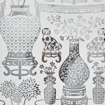 HELLENE MYLAR - SILVER Schumacher Wallpaper | Wallpaper Twin HELLENE MYLAR SILVER Schumacher Wallpaper wallpaper - SKU 5010610