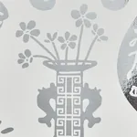 HELLENE MYLAR - SILVER Schumacher Wallpaper | Wallpaper Twin HELLENE MYLAR SILVER Schumacher Wallpaper wallpaper - SKU 5010610
