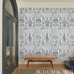HELLENE MYLAR - SILVER Schumacher Wallpaper | Wallpaper Twin HELLENE MYLAR SILVER Schumacher Wallpaper wallpaper - SKU 5010610