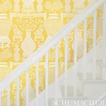 HELLENE - YELLOW Schumacher Wallpaper | Wallpaper Twins HELLENE YELLOW Schumacher Wallpaper wallpaper - SKU 5010550