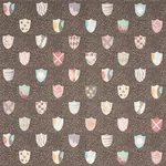 HERALDIC BROWN Schumacher Wallpaper wallpaper - SKU 5013493