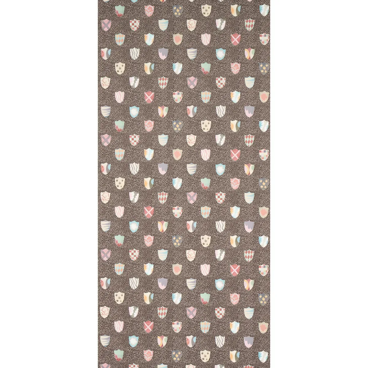 HERALDIC BROWN Schumacher Wallpaper wallpaper - SKU 5013493