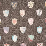 HERALDIC BROWN Schumacher Wallpaper wallpaper - SKU 5013493