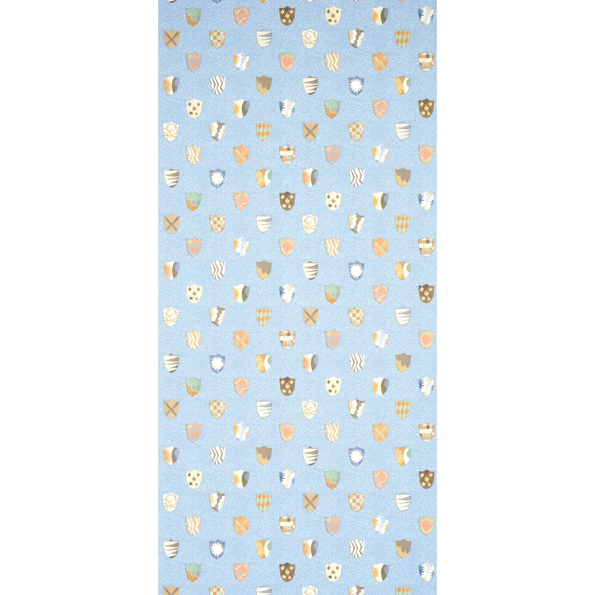 HERALDIC OXFORD BLUE Schumacher Wallpaper wallpaper - SKU 5013491