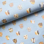HERALDIC - OXFORD BLUE Schumacher Wallpaper | Wallpaper Twin HERALDIC OXFORD BLUE Schumacher Wallpaper wallpaper - SKU 5013491
