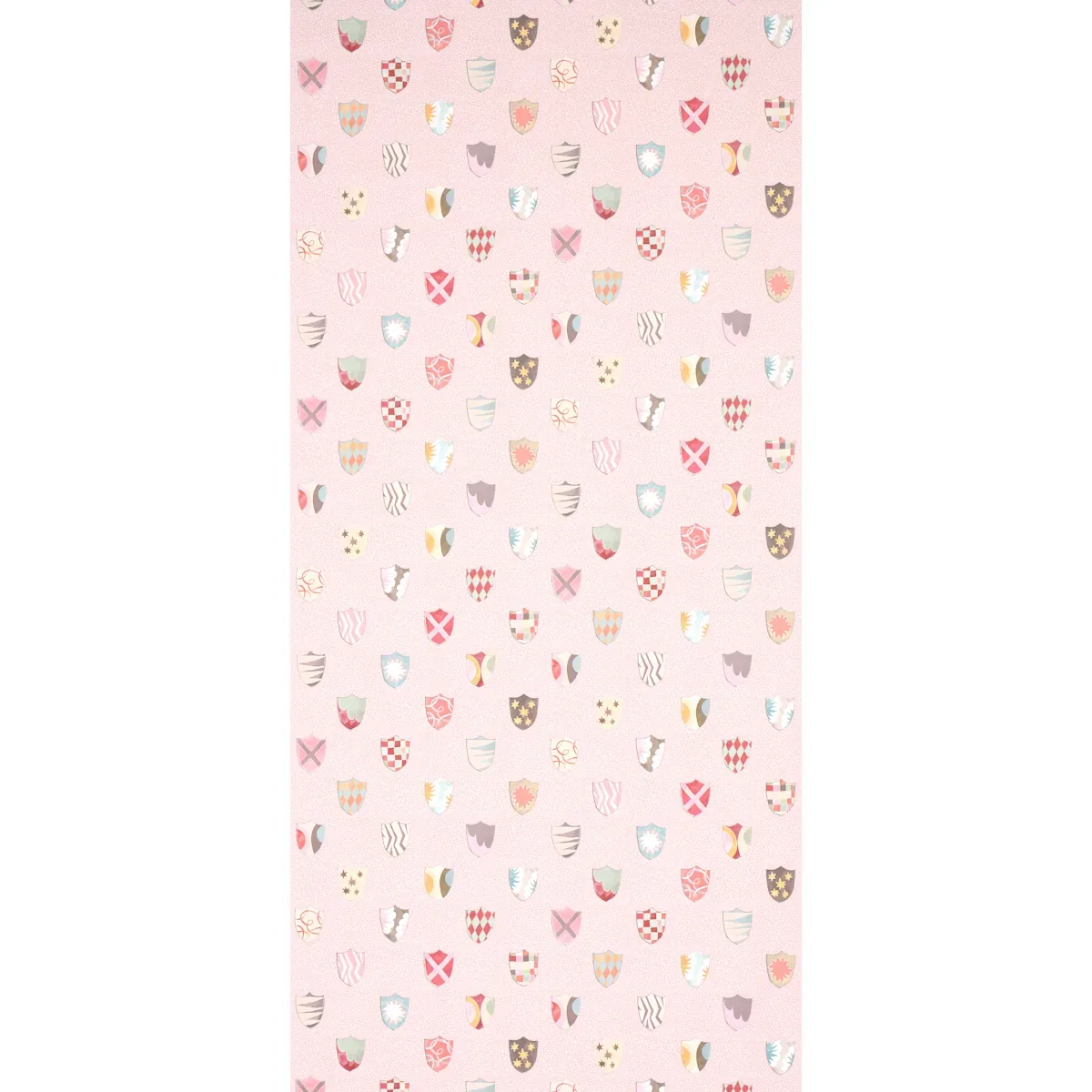 HERALDIC PINK Schumacher Wallpaper wallpaper - SKU 5013492