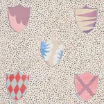 HERALDIC - SPREZZATURA Schumacher Wallpaper | Wallpaper Twin HERALDIC SPREZZATURA Schumacher Wallpaper wallpaper - SKU 5013490