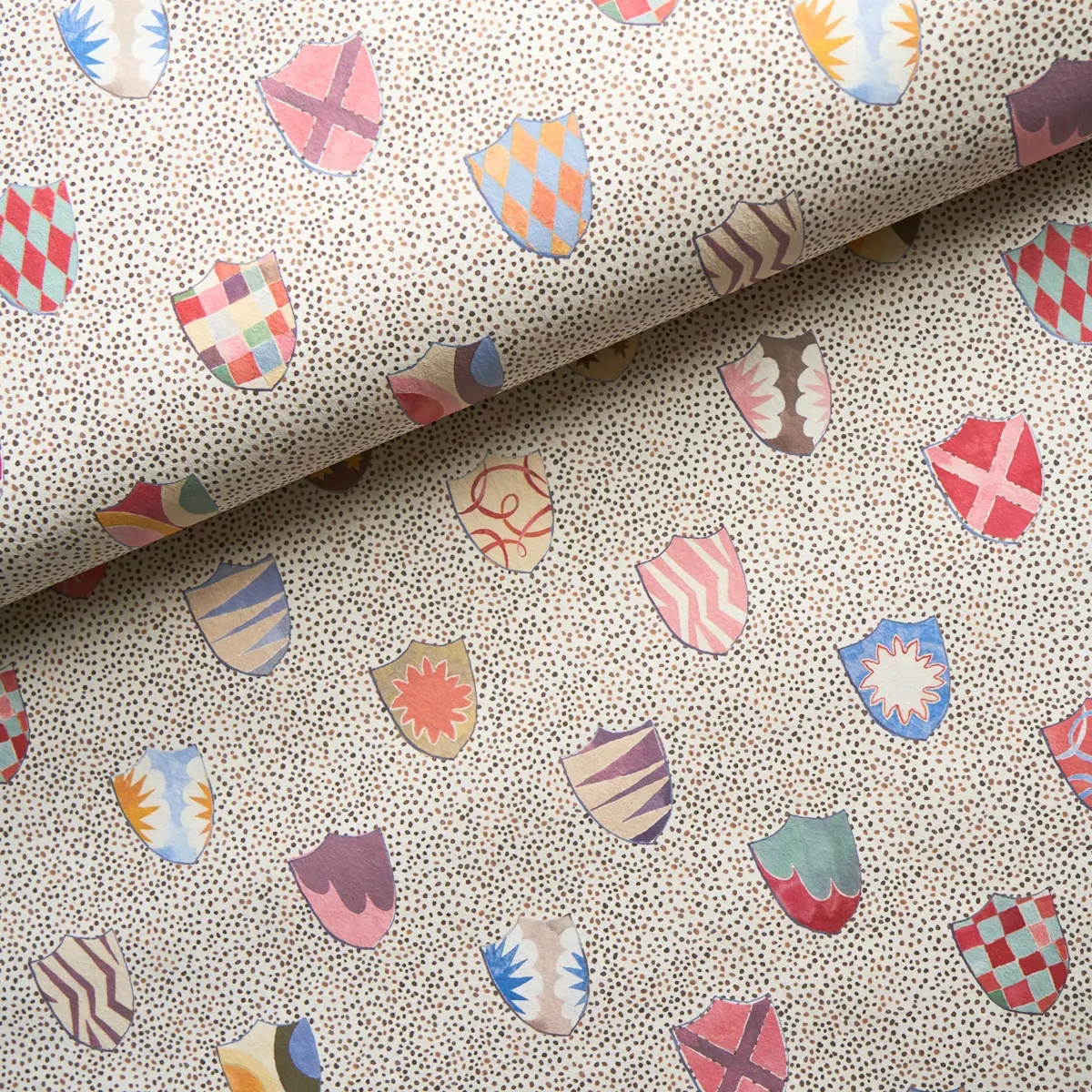 HERALDIC - SPREZZATURA Schumacher Wallpaper | Wallpaper Twin HERALDIC SPREZZATURA Schumacher Wallpaper wallpaper - SKU 5013490