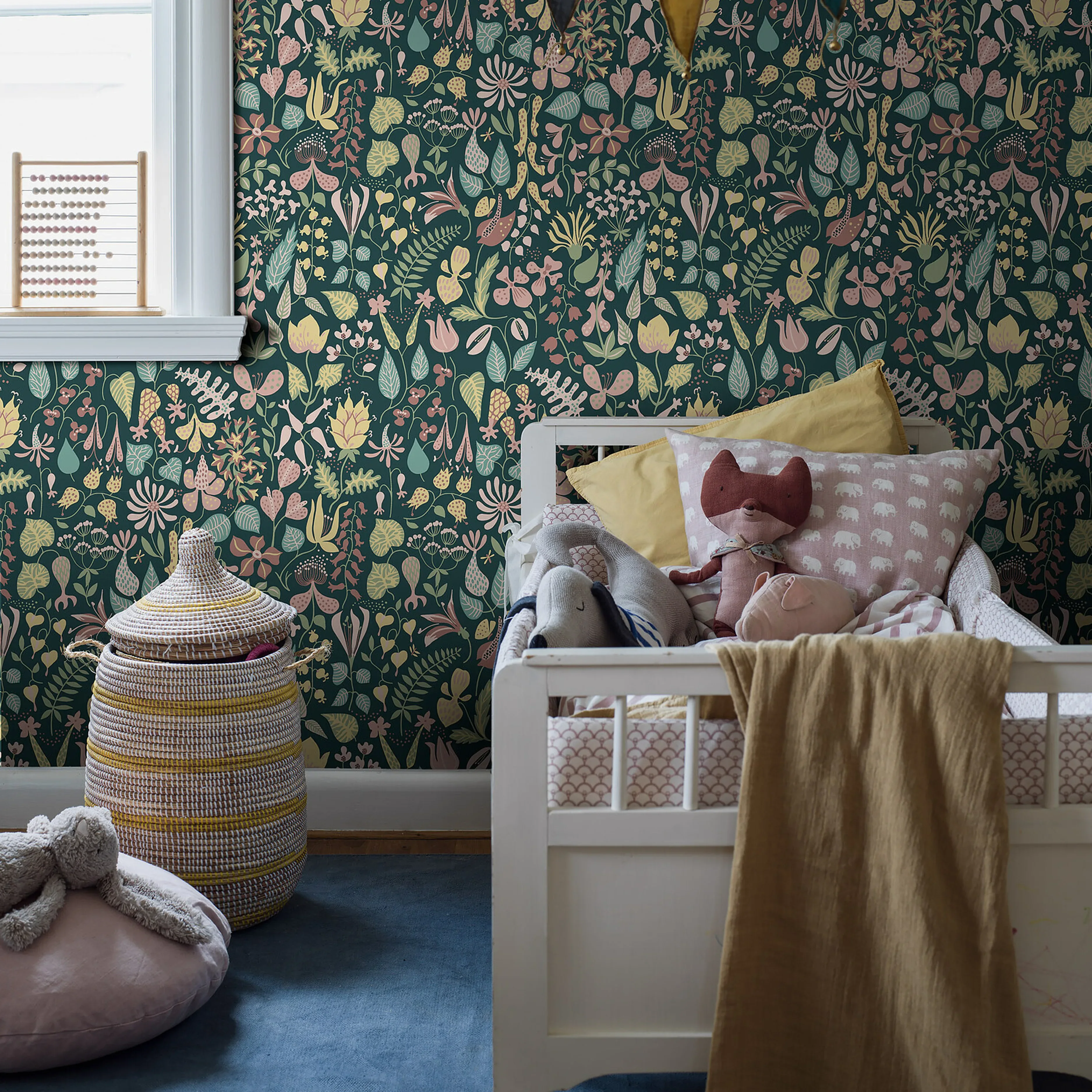 HERBARIUM - SPRUCE Schumacher Wallpaper | Wallpaper Twins HERBARIUM SPRUCE Schumacher Wallpaper wallpaper - SKU 1976