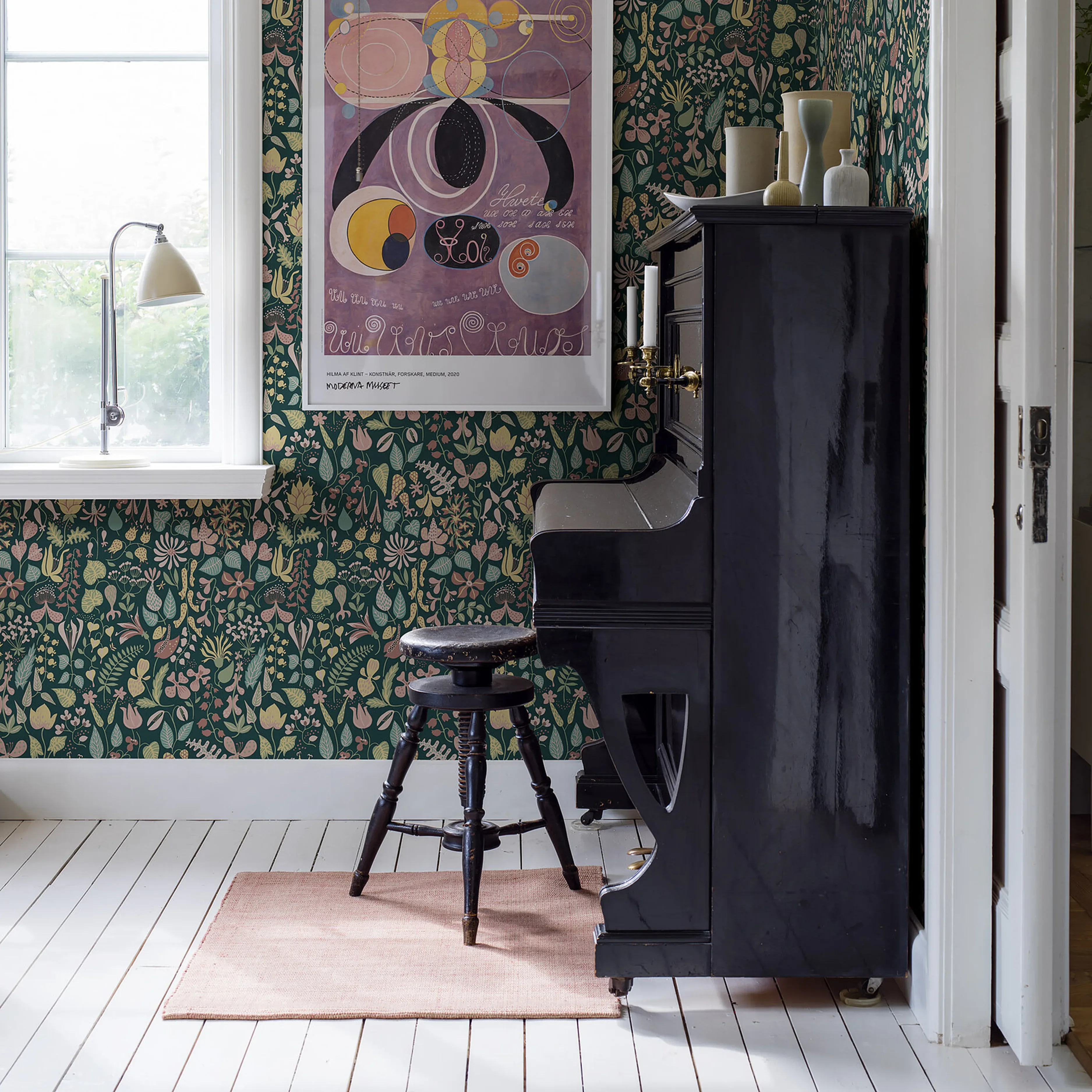 HERBARIUM - SPRUCE Schumacher Wallpaper | Wallpaper Twins HERBARIUM SPRUCE Schumacher Wallpaper wallpaper - SKU 1976