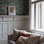 HIDDEN IVY - BLUE Schumacher Wallpaper | Wallpaper Twins HIDDEN IVY BLUE Schumacher Wallpaper wallpaper - SKU 2251