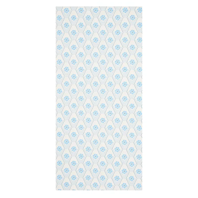 HIVE BLOOM BLUES Schumacher Wallpaper wallpaper - SKU 5013161