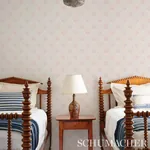 HIVE BLOOM - BLUES Schumacher Wallpaper | Wallpaper Twins HIVE BLOOM BLUES Schumacher Wallpaper wallpaper - SKU 5013161