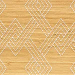 HIX EMBROIDERED JUTE - NATURAL Schumacher Wallpaper | Wallpa HIX EMBROIDERED JUTE NATURAL Schumacher Wallpaper wallpaper - SKU 5008960