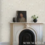 HOLLYWOOD GRAPE - GESSO Schumacher Wallpaper | Wallpaper Twi HOLLYWOOD GRAPE GESSO Schumacher Wallpaper wallpaper - SKU 5015022