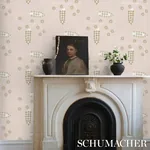 HOLLYWOOD GRAPE PLASTER Schumacher Wallpaper wallpaper - SKU 5015023