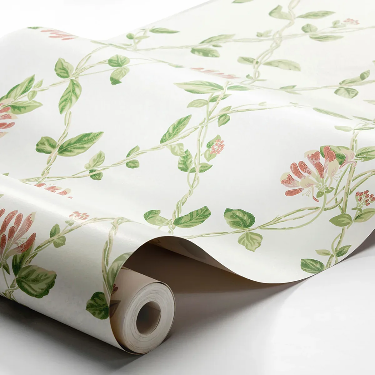 HONEYSUCKLE - IVORY Schumacher Wallpaper | Wallpaper Twins HONEYSUCKLE IVORY Schumacher Wallpaper wallpaper - SKU 8852