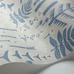 HOPPMOSSE - DOVE AND BLUE Schumacher Wallpaper | Wallpaper T HOPPMOSSE DOVE AND BLUE Schumacher Wallpaper wallpaper - SKU 1454