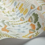 HOPPMOSSE - IVORY AND MULTI Schumacher Wallpaper | Wallpaper HOPPMOSSE IVORY AND MULTI Schumacher Wallpaper wallpaper - SKU 1450