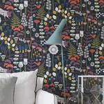HOPPMOSSE MIDNIGHT Schumacher Wallpaper wallpaper - SKU 1452