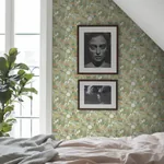 HOPPMOSSE SAGE Schumacher Wallpaper wallpaper - SKU 1451