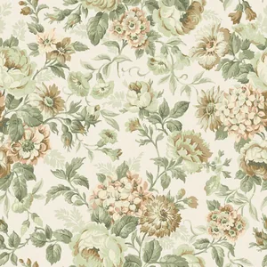 Schumacher HORTENSIA wallpaper, color BLUSH, SKU 5727