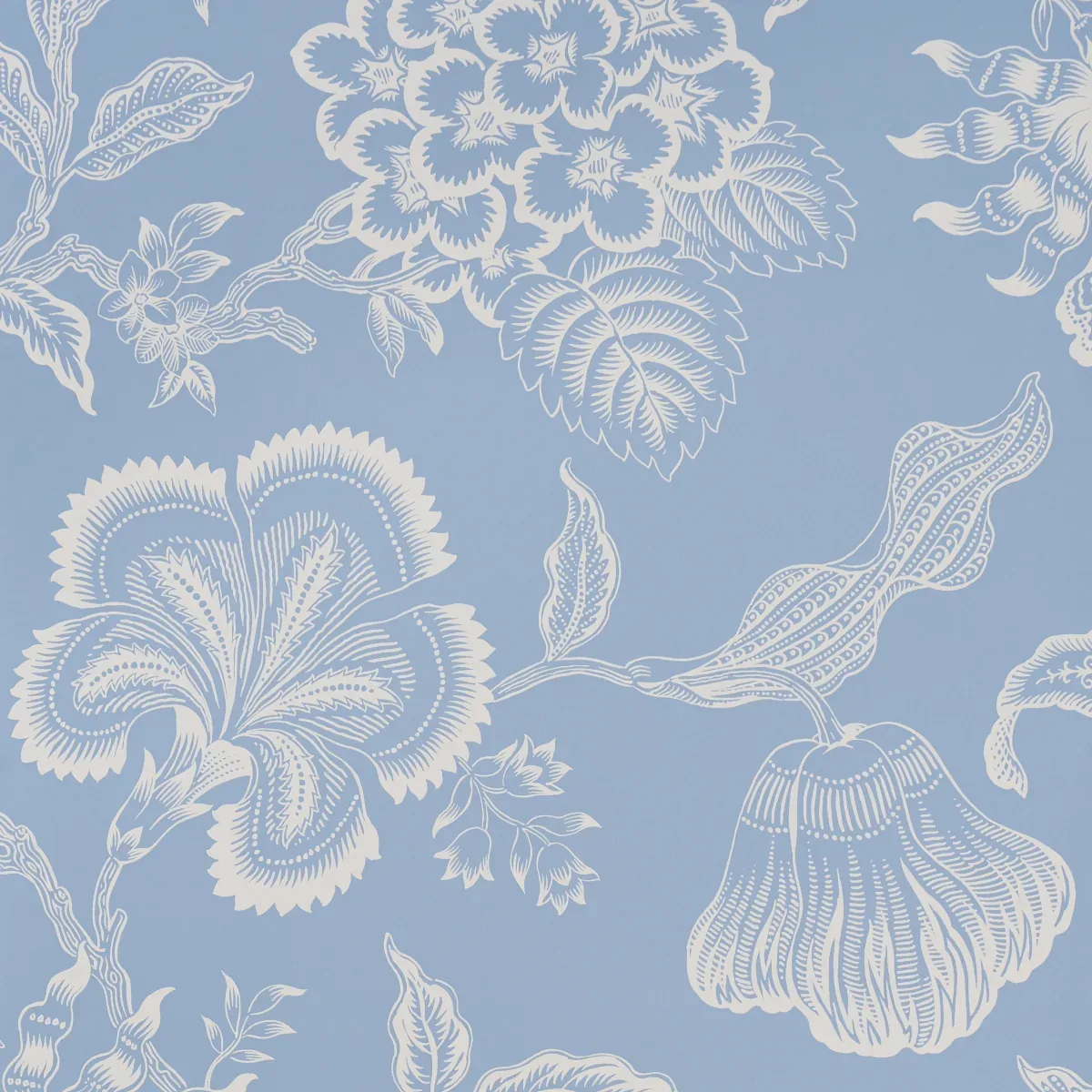 5015321 | HOTHOUSE FLOWERS SILHOUETTE – BLISS BLUE