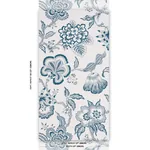 HOTHOUSE FLOWERS SILHOUETTE PEACOCK ON WHITE Schumacher Wallpaper wallpaper - SKU 5015324
