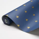 HUBERT'S BEES - MIDNIGHT & GOLD Schumacher Wallpaper | Wallp HUBERT'S BEES MIDNIGHT & GOLD Schumacher Wallpaper wallpaper - SKU 5015531