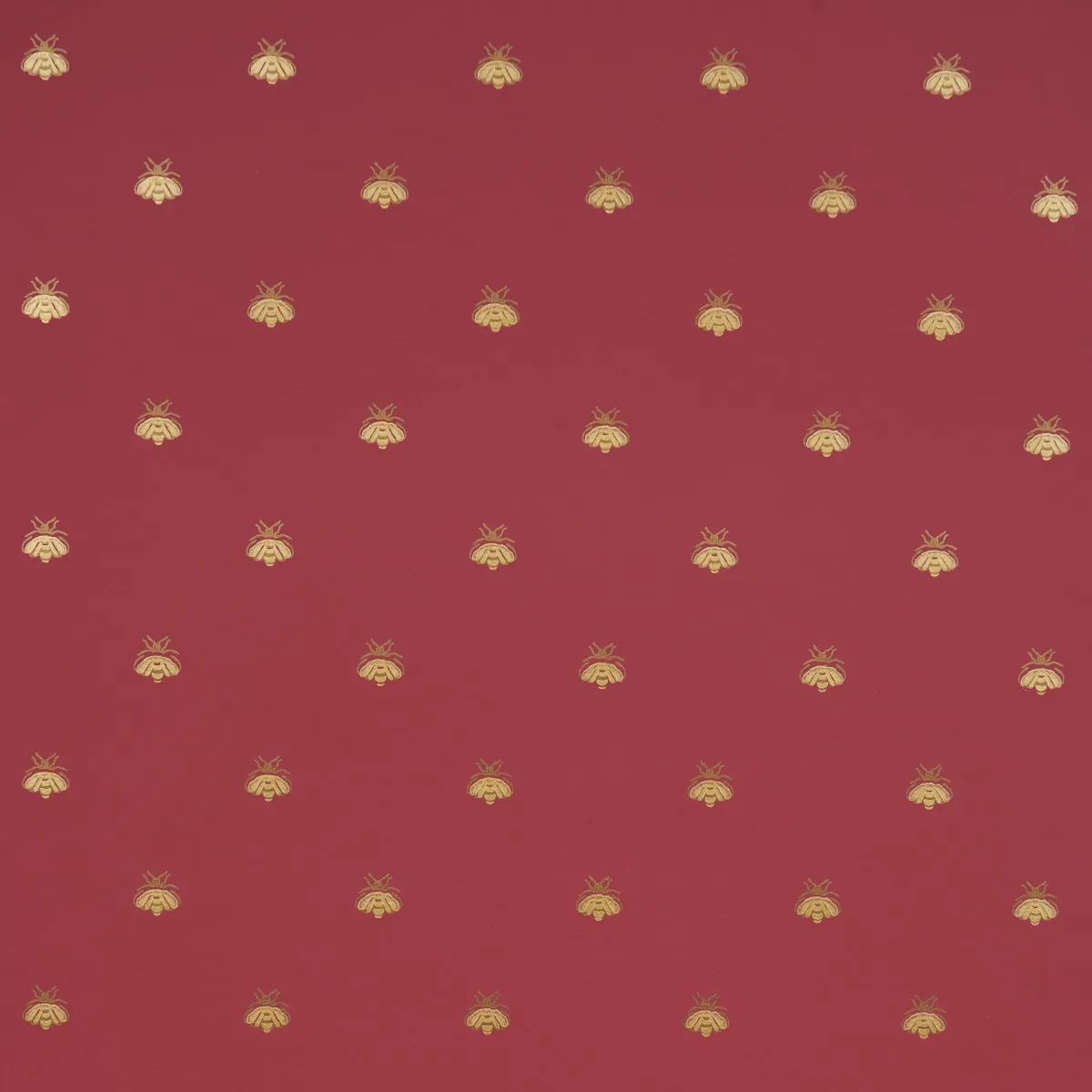 HUBERT'S BEES ROUGE & GOLD Schumacher Wallpaper wallpaper - SKU 5015532