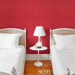 HUBERT'S BEES ROUGE & GOLD Schumacher Wallpaper wallpaper - SKU 5015532