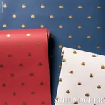 HUBERT'S BEES - WHITE & GOLD Schumacher Wallpaper | Wallpape HUBERT'S BEES WHITE & GOLD Schumacher Wallpaper wallpaper - SKU 5015530