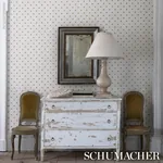 HUBERT'S BEES - WHITE & GOLD Schumacher Wallpaper | Wallpape HUBERT'S BEES WHITE & GOLD Schumacher Wallpaper wallpaper - SKU 5015530