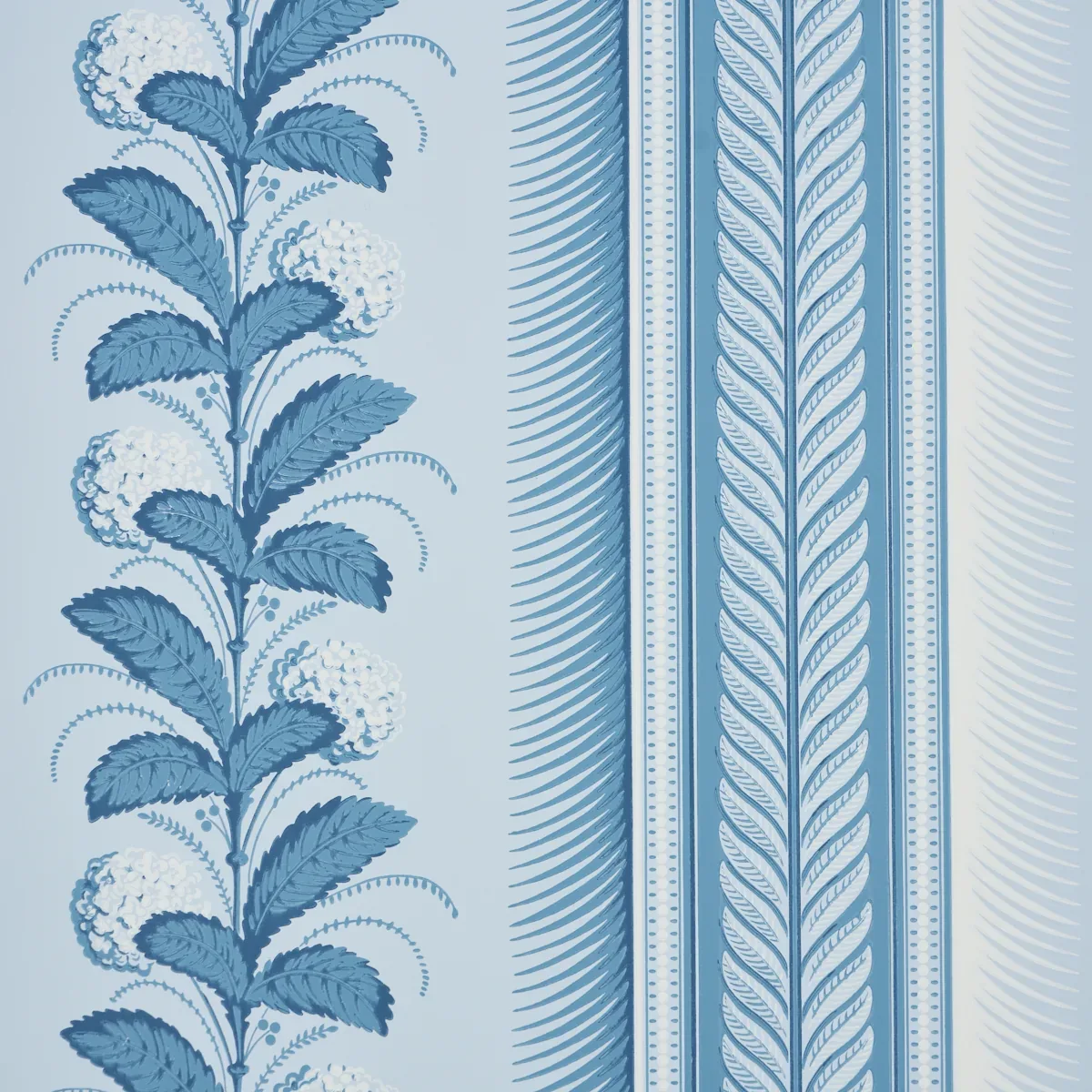 HYDRANGEA DRAPE DELFT Schumacher Wallpaper wallpaper - SKU 5004454