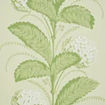 HYDRANGEA DRAPE GREEN Schumacher Wallpaper wallpaper - SKU 5004456