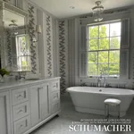HYDRANGEA DRAPE GRISAILLE Schumacher Wallpaper wallpaper - SKU 5004455