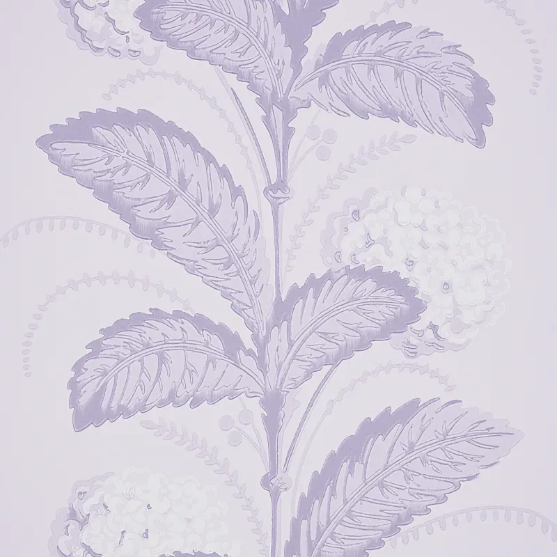 HYDRANGEA DRAPE LILAC Schumacher Wallpaper wallpaper - SKU 5004457