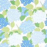 HYDRANGEA - PORCELAIN Schumacher Wallpaper | Wallpaper Twins HYDRANGEA PORCELAIN Schumacher Wallpaper wallpaper - SKU 5013630