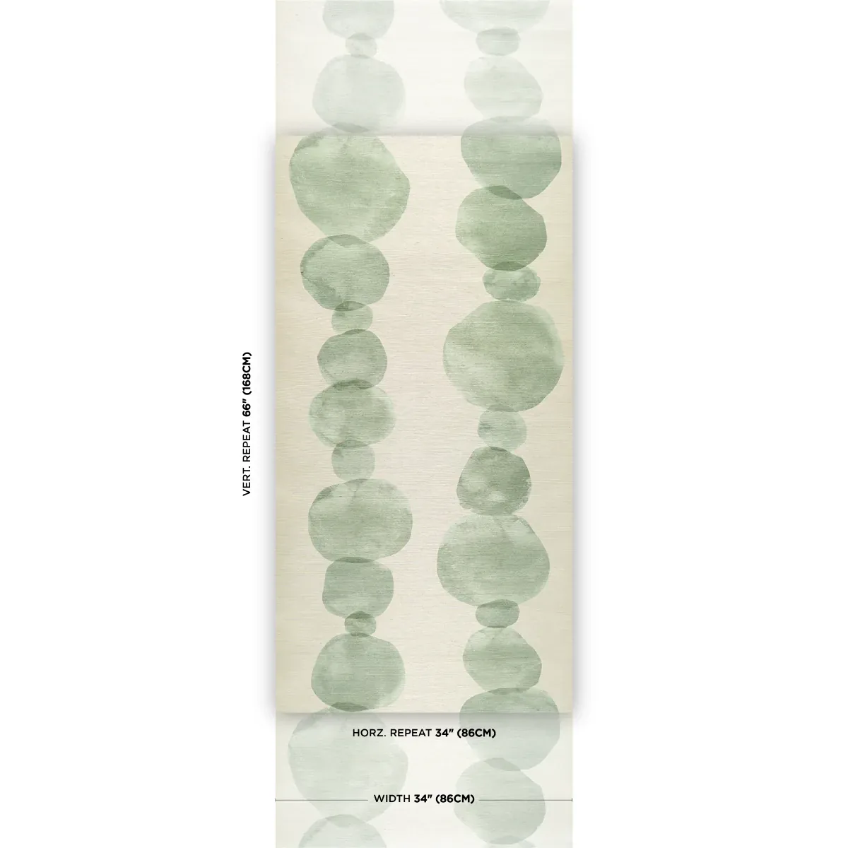 HYPERION SISAL - SOFT GREEN Schumacher Wallpaper | Wallpaper HYPERION SISAL SOFT GREEN Schumacher Wallpaper wallpaper - SKU 5016912