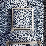 ICONIC LEOPARD GRAPHITE Schumacher Wallpaper wallpaper - SKU 5007012