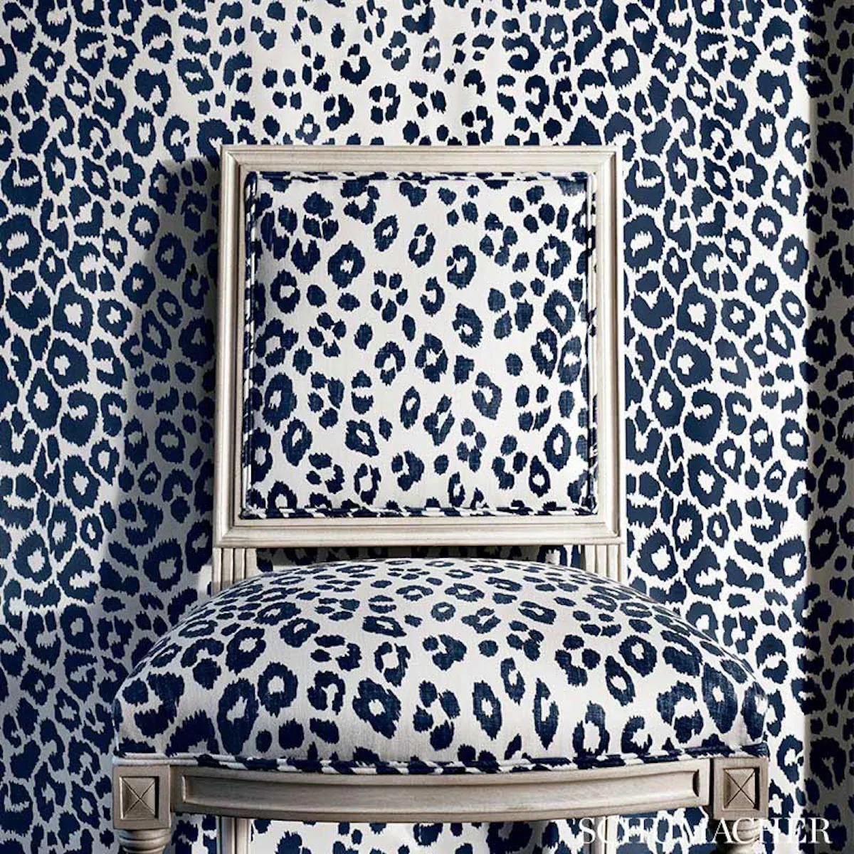 ICONIC LEOPARD GRAPHITE Schumacher Wallpaper wallpaper - SKU 5007012