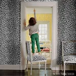 ICONIC LEOPARD GRAPHITE Schumacher Wallpaper wallpaper - SKU 5007012