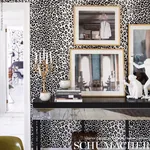 ICONIC LEOPARD GRAPHITE Schumacher Wallpaper wallpaper - SKU 5007012