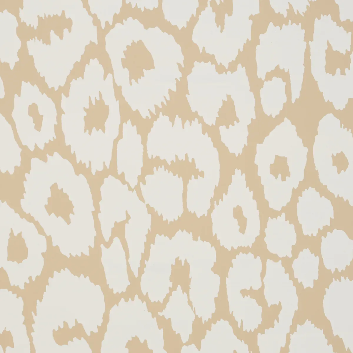 ICONIC LEOPARD IVORY ON NEUTRAL Schumacher Wallpaper wallpaper - SKU 5007020