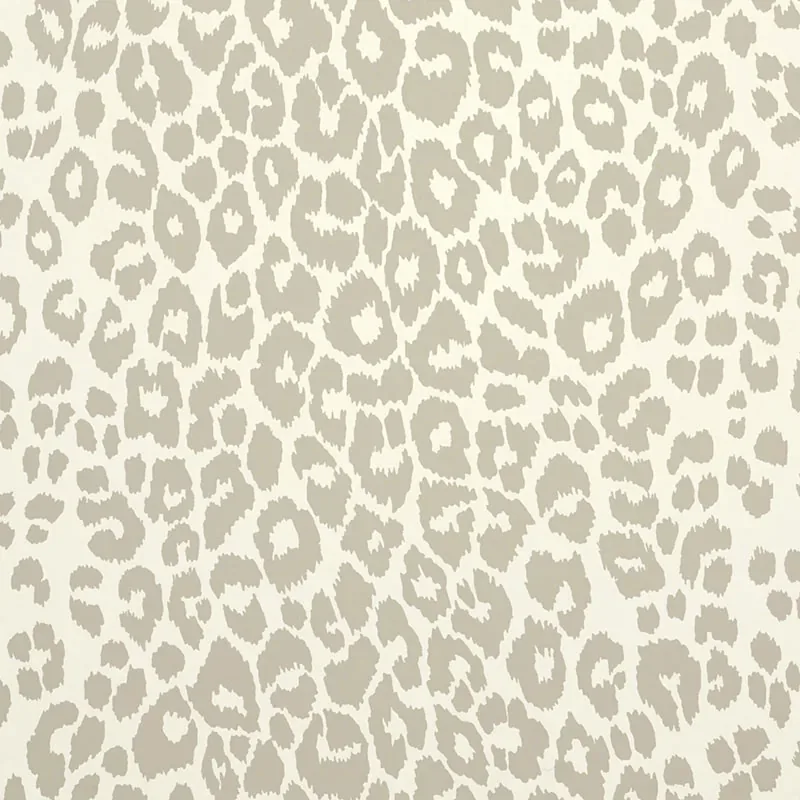 ICONIC LEOPARD LINEN Schumacher Wallpaper wallpaper - SKU 5007011