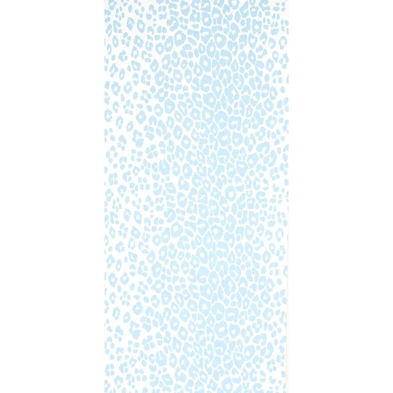 Schumacher ICONIC LEOPARD wallpaper, color SKY, SKU 5007014
